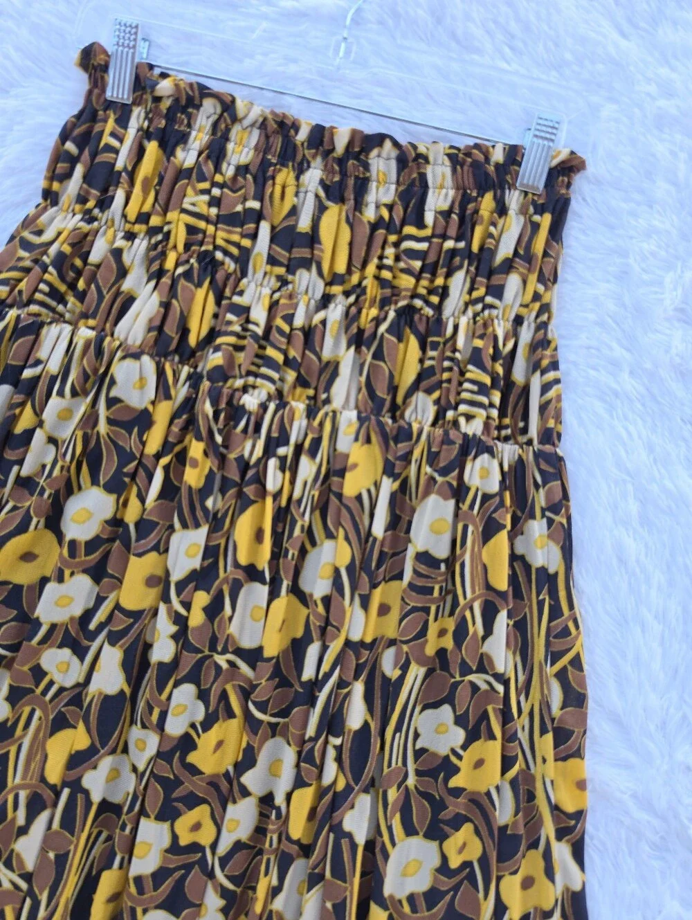 Rebecca Taylor NWT Daphne Fleur Mesh Floral Midi Skirt